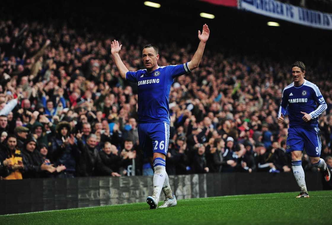 John Terry in action for Chelsea. John Terry in action for Chelsea.