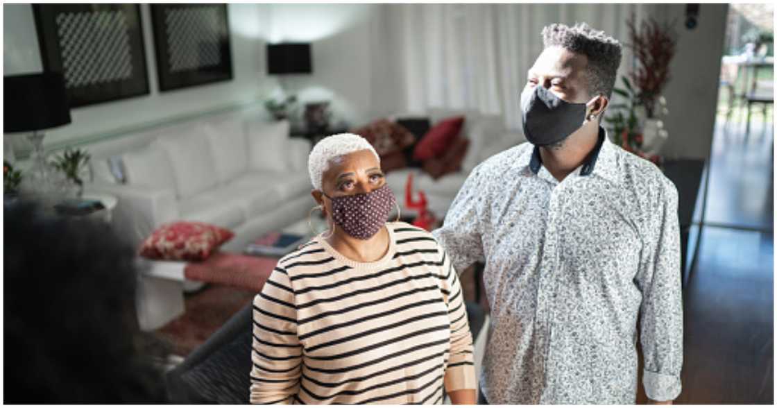 Couple tours a house they want to rent Couple tours a house they want to rent