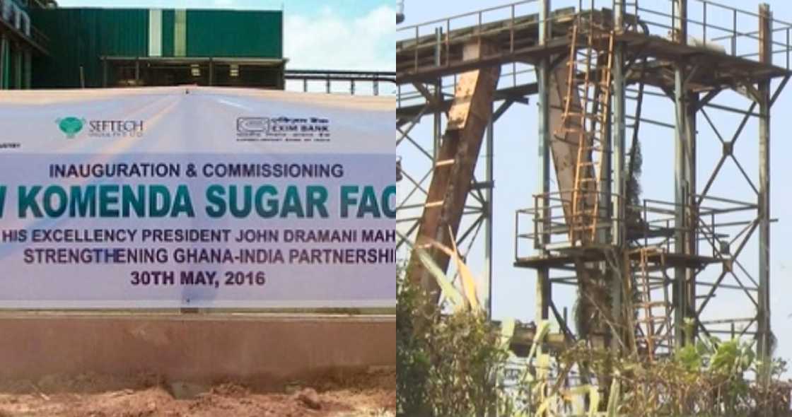 Video of GHc135m Komeda Sugar Factory Finished by Mahama in 2016 Shows it's Rusted all over Video of GHc135m Komeda Sugar Factory Finished by Mahama in 2016 Shows it's Rusted all over