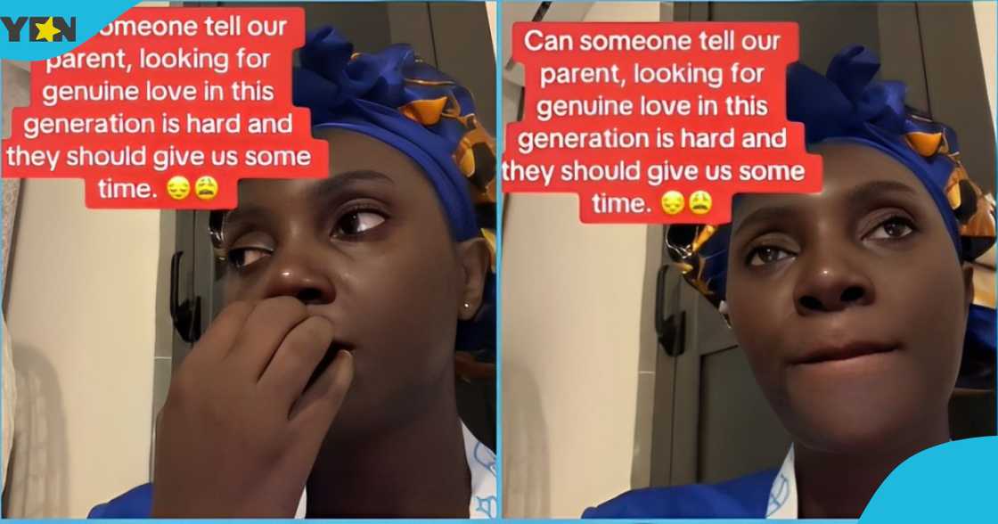 Photo of a young Ghanaian lady shedding tears in her room. Photo of a young Ghanaian lady shedding tears in her room.