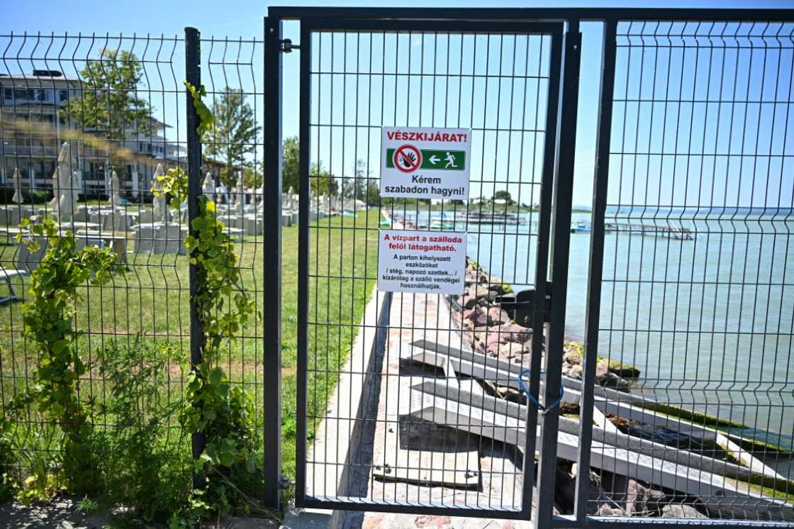 Gates have sprung up to block access Gates have sprung up to block access