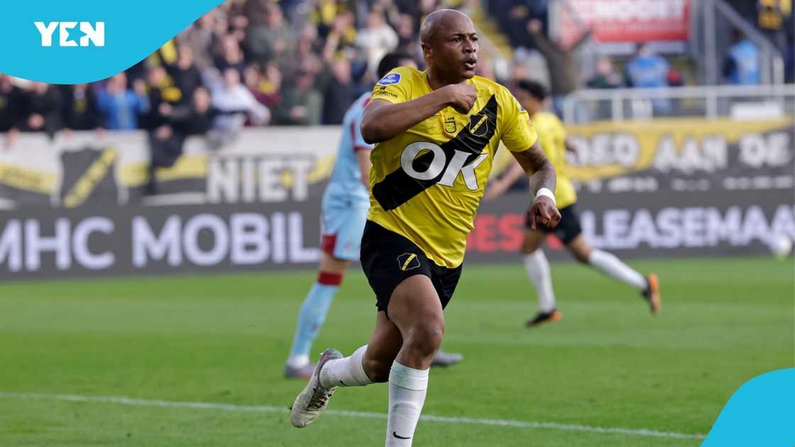 Andre Ayew, André Ayew goal, NAC Breda, Feyenoord, Eredivisie, Black Stars, 2026 FIFA World Cup. Andre Ayew, André Ayew goal, NAC Breda, Feyenoord, Eredivisie, Black Stars, 2026 FIFA World Cup.