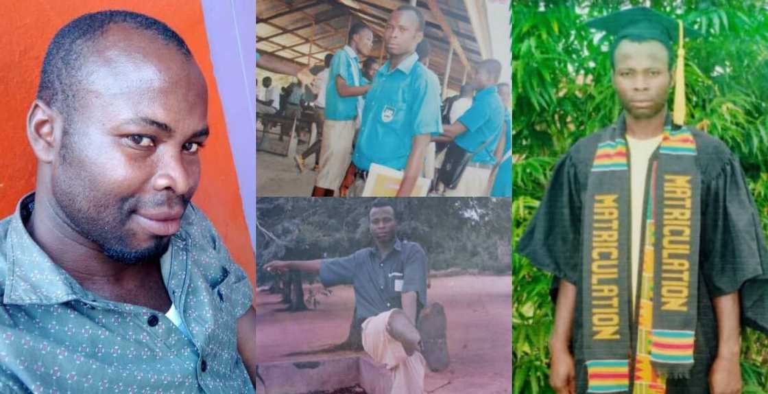 Daniel Kwadzo now master's student after he attended 2 SHSs & still failed Daniel Kwadzo now master's student after he attended 2 SHSs & still failed