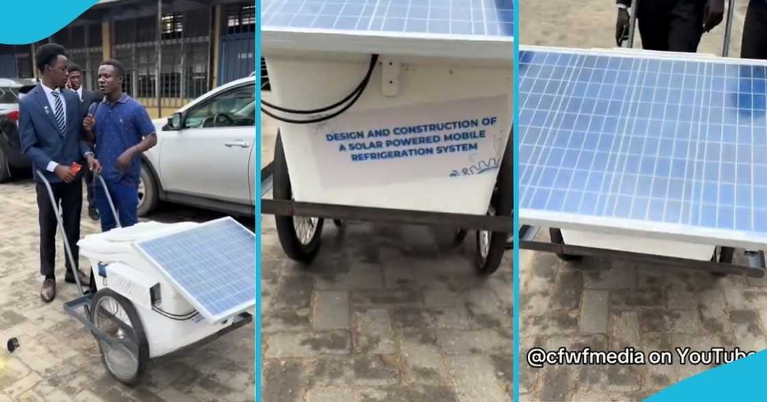ATU, ATU student, yoghurt, yogurt, vendor, ghana, solar refrigerator, solar-powered fridge ATU, ATU student, yoghurt, yogurt, vendor, ghana, solar refrigerator, solar-powered fridge