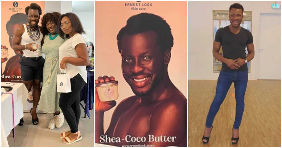 Ghanaian fashion enthusiast unveils Shea-Coco Butter skincare product.
