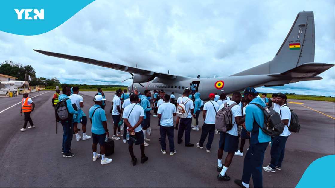 Côte d’Ivoire vs Ghana, Black Stars, Bouaké, Military Aircraft, AFCON 2027Q, AFCON 2027 qualifiers, Ghana Air Force aircraft, Black Stars travel to Bouaké, Ghana football team logistics, 2017 Congo incident, Asamoah Gyan private jet. Côte d’Ivoire vs Ghana, Black Stars, Bouaké, Military Aircraft, AFCON 2027Q, AFCON 2027 qualifiers, Ghana Air Force aircraft, Black Stars travel to Bouaké, Ghana football team logistics, 2017 Congo incident, Asamoah Gyan private jet.