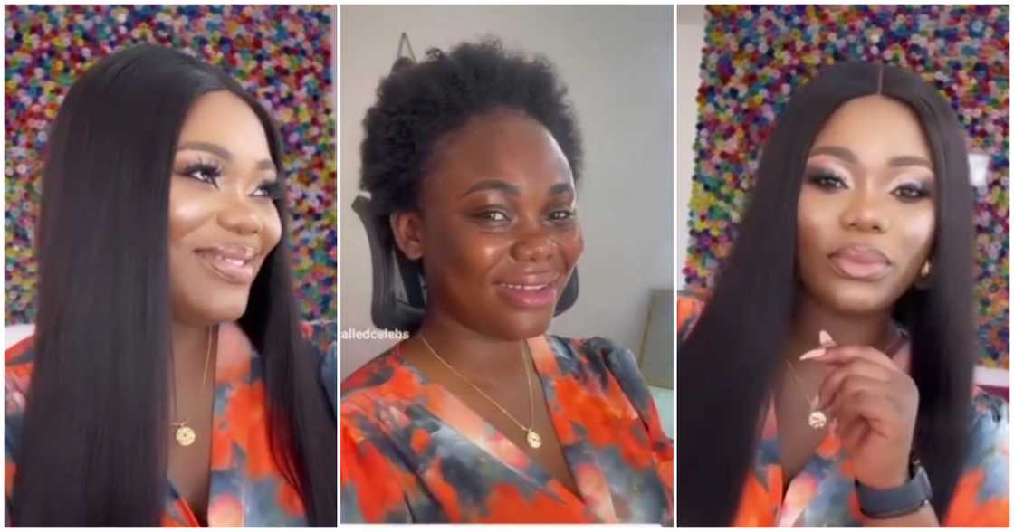 Akua GMB before and after makeup photo Akua GMB before and after makeup photo