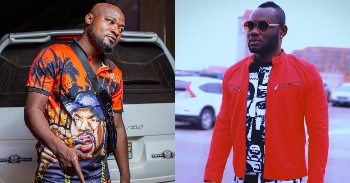 Funny Face attacks Prince David Osei for praying for him; Calls him 'ashawo boy'