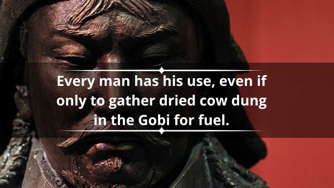 Genghis Khan quotes