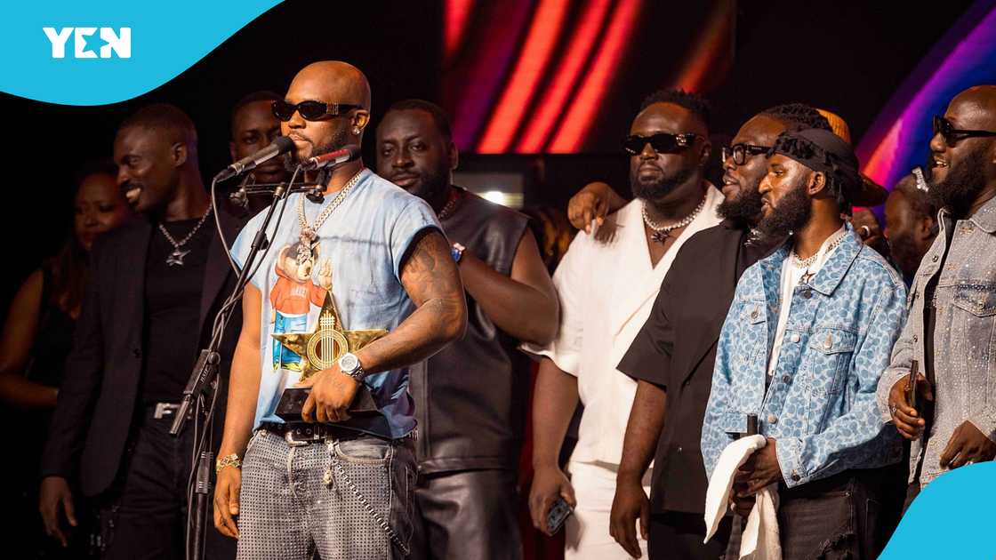 King Promise, Artiste of the Year, award, Grand Arena, victory speech, 2025 TGMA, 26th TGMA. King Promise, Artiste of the Year, award, Grand Arena, victory speech, 2025 TGMA, 26th TGMA.