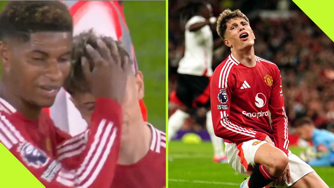 Video shows Rashford's sweet gesture towards Garnacho after horror open goal miss Video shows Rashford's sweet gesture towards Garnacho after horror open goal miss