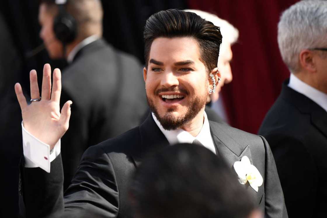 Adam Lambert during an award ceremony