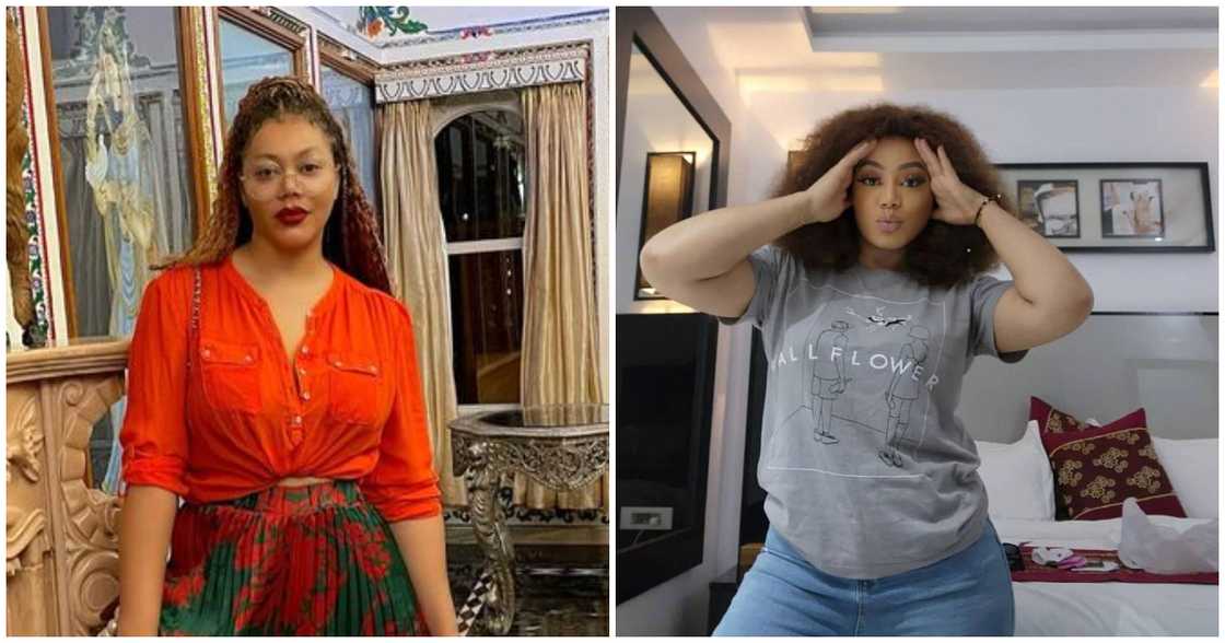 Nadia Buari looks goofy in photos