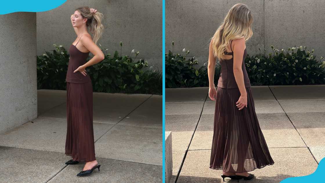 Drop-waist midi-dress Drop-waist midi-dress