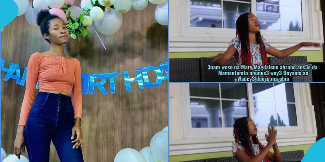 Kuame Eugene's ex-housegirl has made a bold entry into the music space with a new single, Arise And Shine. Kuame Eugene's ex-housegirl has made a bold entry into the music space with a new single, Arise And Shine.