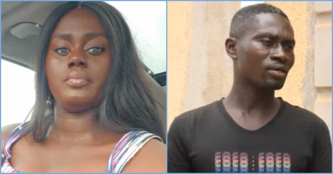 Photo of Afia Ahenkan and brother Photo of Afia Ahenkan and brother