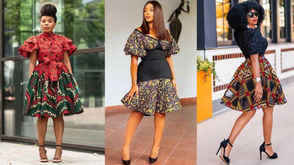 Ladies wearing Ankara church dresses Ladies wearing Ankara church dresses