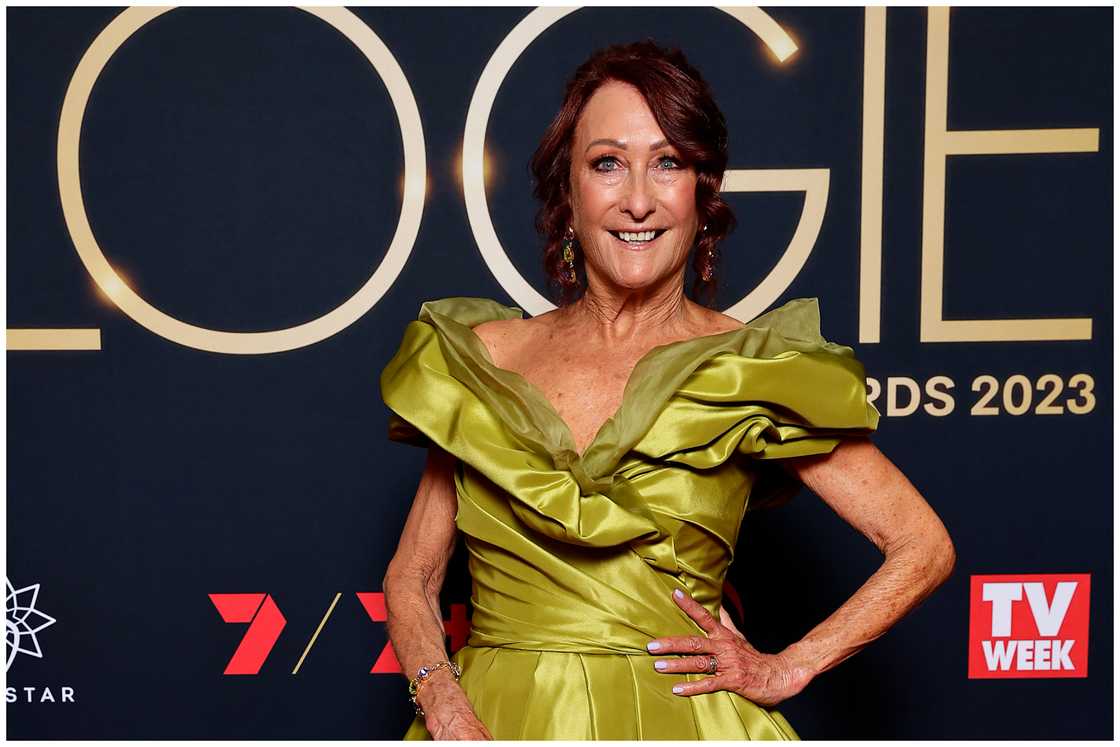 Lynne McGranger attends the 63rd TV WEEK Logie Awards at The Star, Sydney