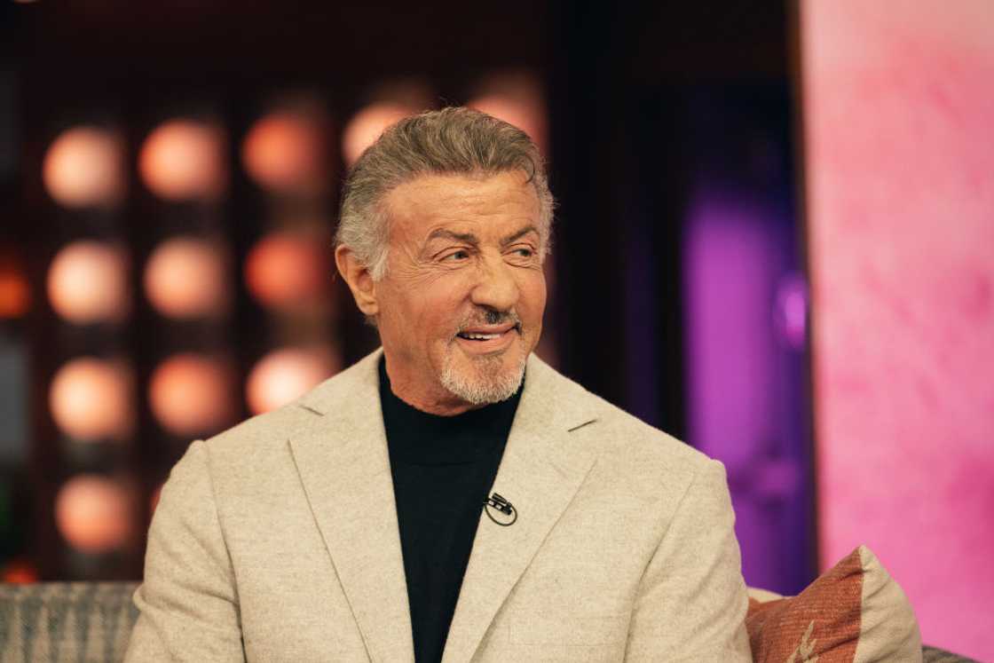 Sylvester Stallone during an interview