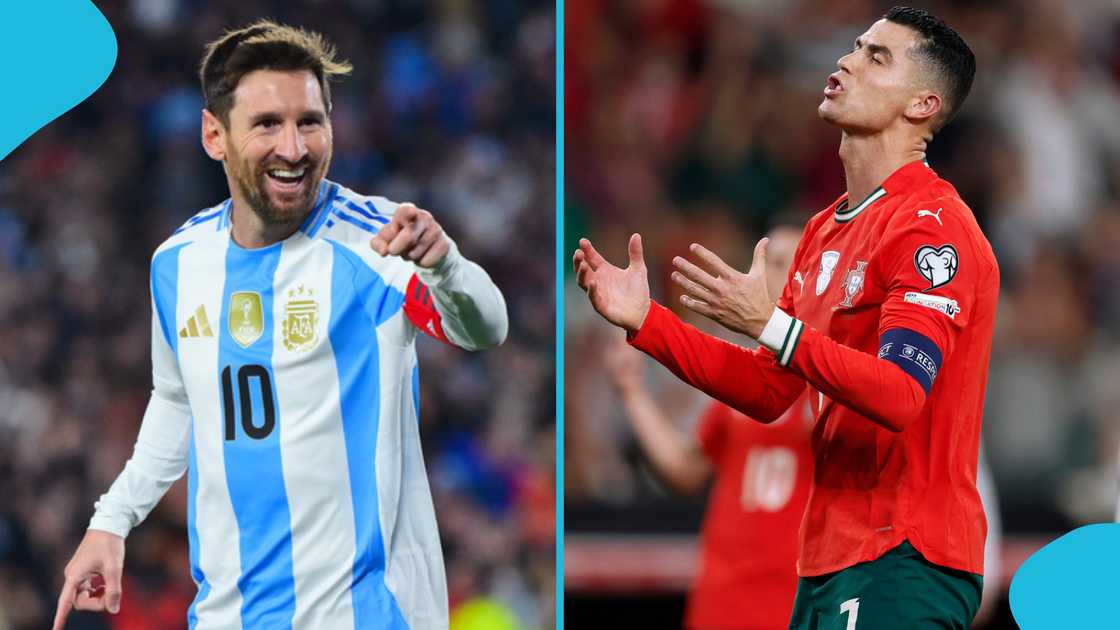 Messi Ranked GOAT, Lionel Messi, greatest footballer of all time, Cristiano Ronaldo, GOAT ranking, Diego Maradona, Pelé, football legends, top 10 footballers, George Weah, football debate.