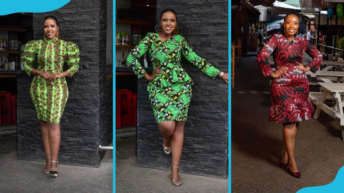 Women wearing knee-length dresses Women wearing knee-length dresses