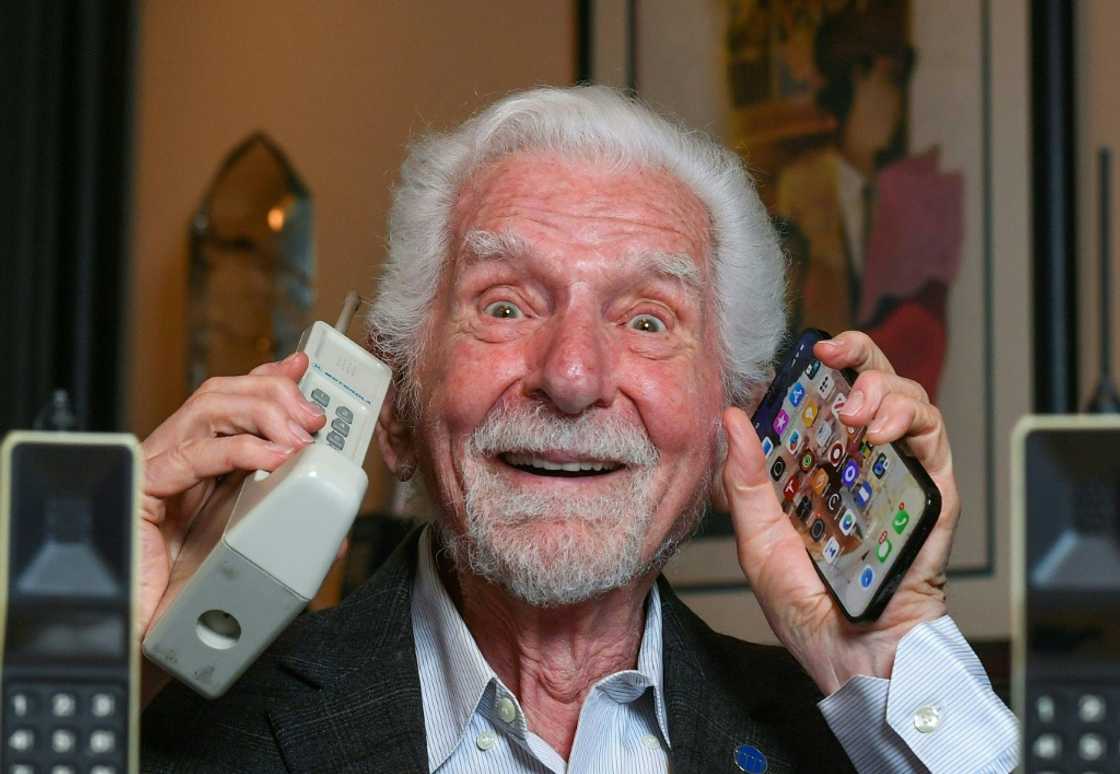 Martin Cooper, 94, keeps up with the latest smartphones, and always give new models a thorough roadtest Martin Cooper, 94, keeps up with the latest smartphones, and always give new models a thorough roadtest