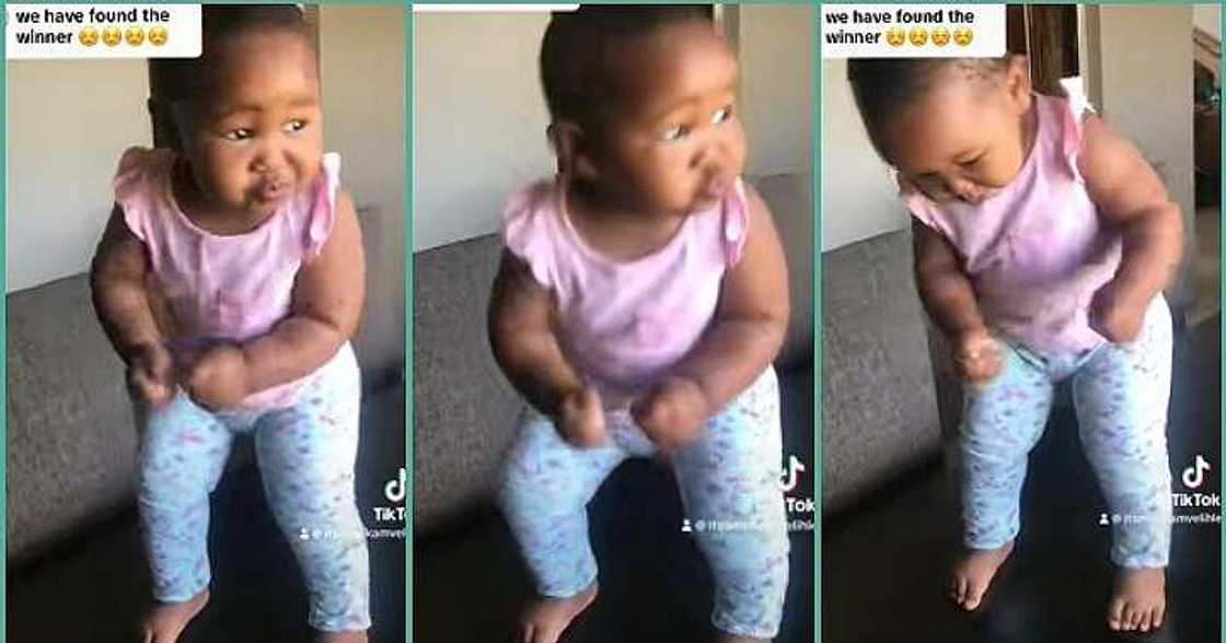 Little girl dances to viral TikTok sound Little girl dances to viral TikTok sound