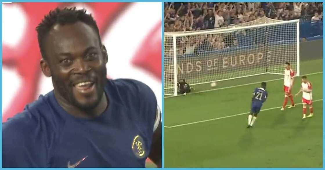 Michael Essien goals for Chelsea legends Michael Essien goals for Chelsea legends