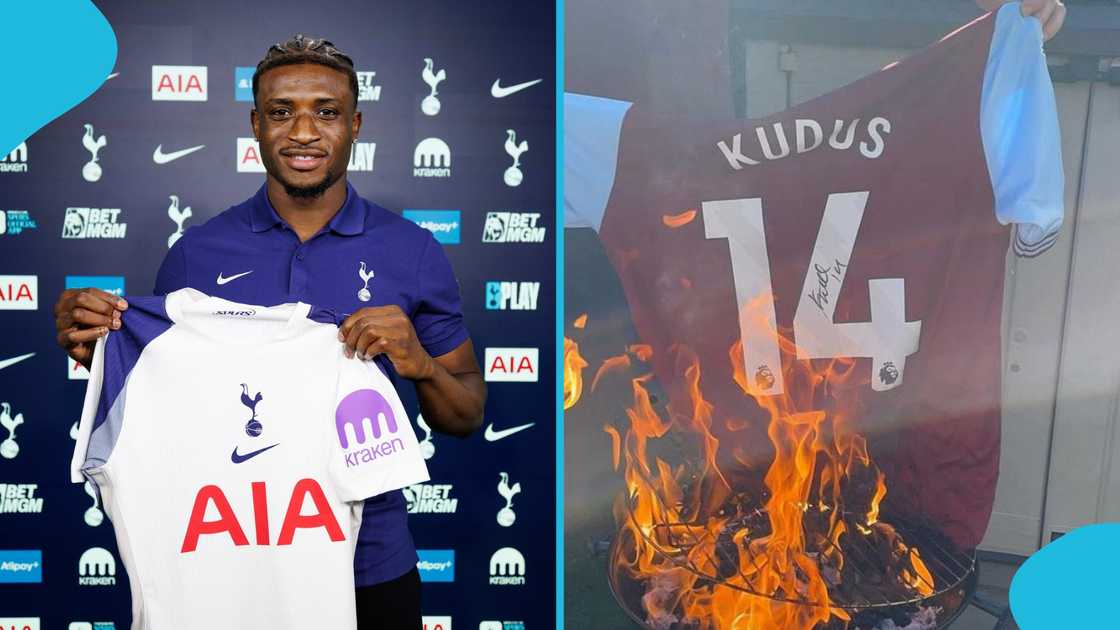 West Ham United, replica, Tottenham Hotspur, Mohammed Kudus.