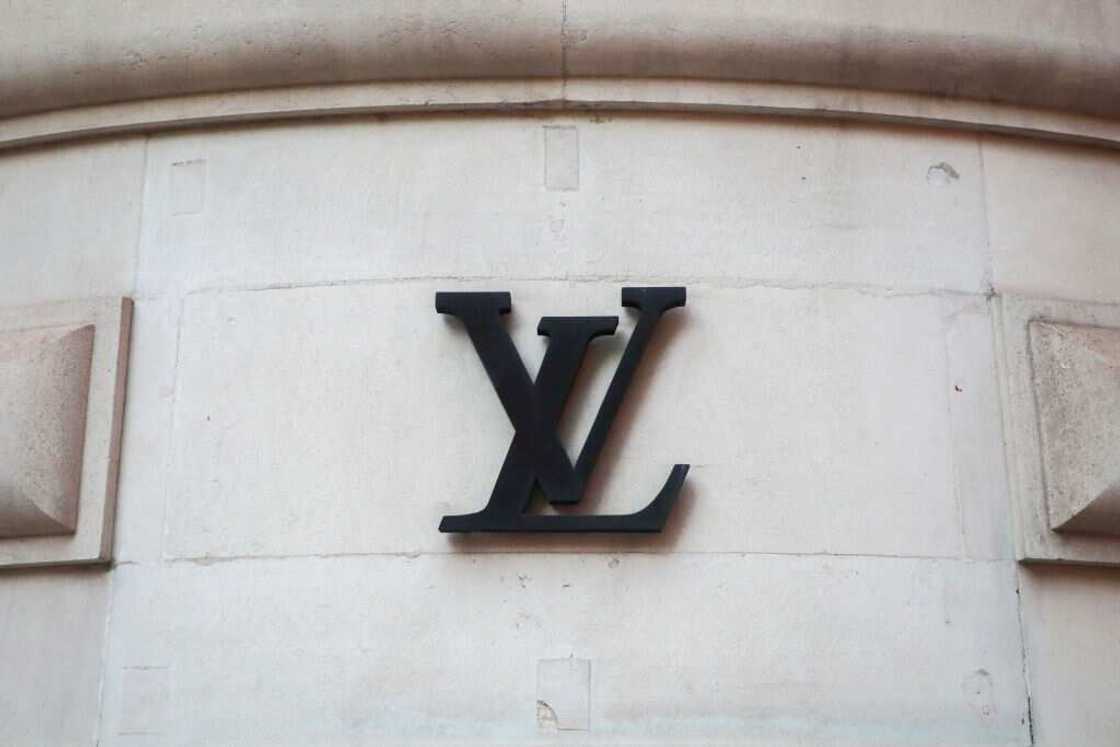 The Louis Vuitton logo The Louis Vuitton logo
