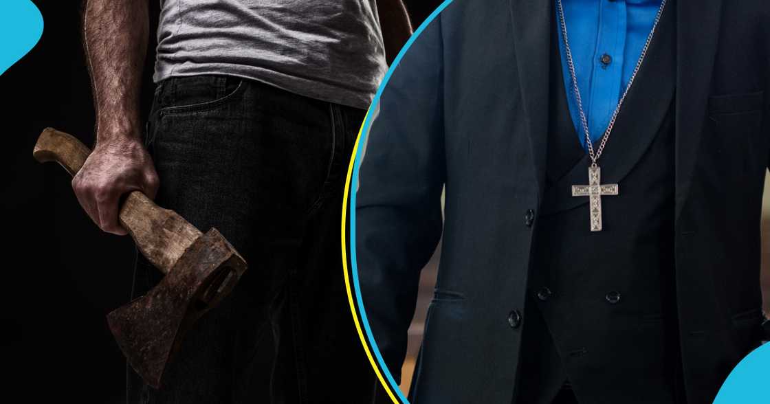 Pastor contracts men to fell tree Pastor contracts men to fell tree