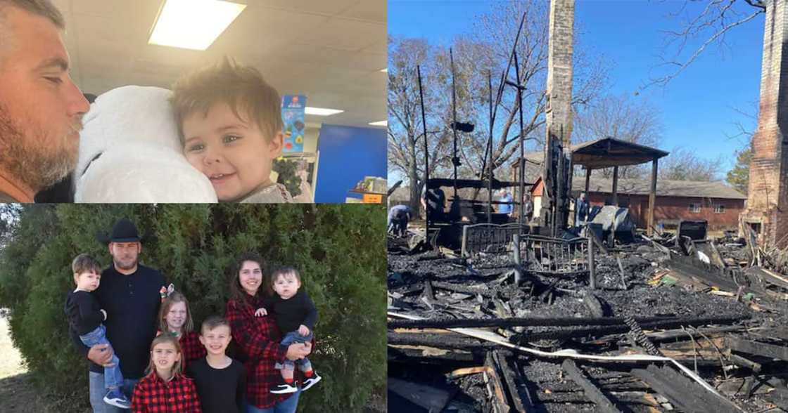 Brandon saved his family from a fire.