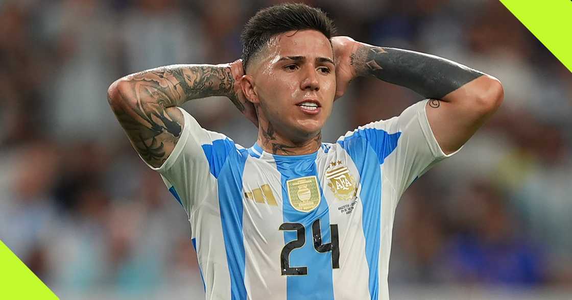 Enzo Fernandez, embroiled in a racism saga, has been found guilty of a new offence. Enzo Fernandez, embroiled in a racism saga, has been found guilty of a new offence.