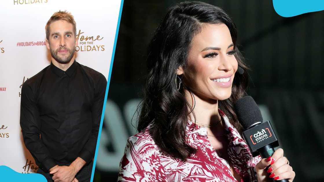 Shawn Booth at the Broadway Concert Celebration in New York City (L). Charly Arnolt reports before a game in Atlanta, Georgia (R). Shawn Booth at the Broadway Concert Celebration in New York City (L). Charly Arnolt reports before a game in Atlanta, Georgia (R).