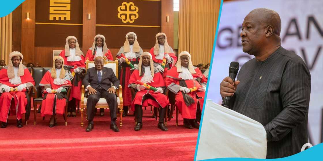 Mahama Accuses Akufo-Addo of stacking courts with NPP judges Mahama Accuses Akufo-Addo of stacking courts with NPP judges