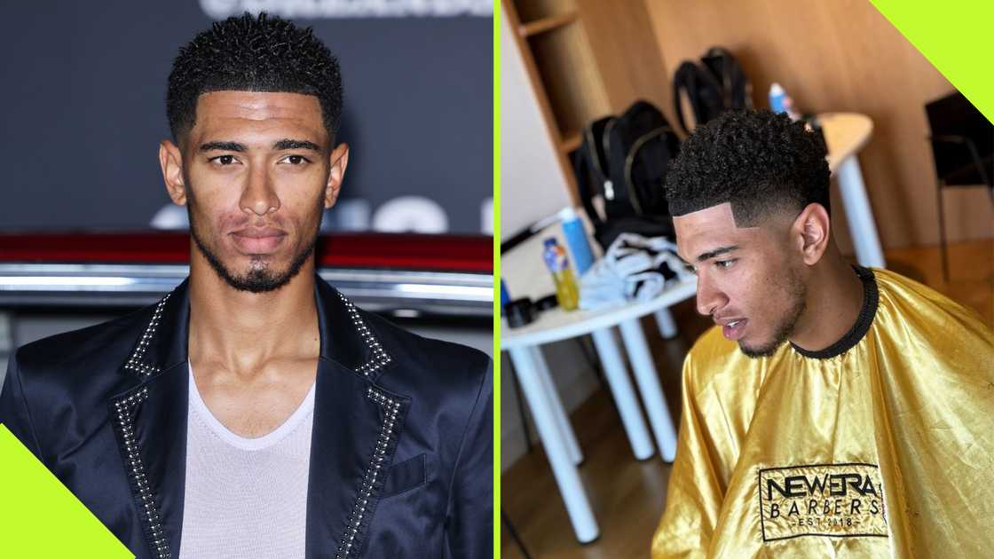 Jude Bellingham had a new haircut, enhancing his looks ahead of the UEFA Super Cup match between Real Madrid and Atalanta. Jude Bellingham had a new haircut, enhancing his looks ahead of the UEFA Super Cup match between Real Madrid and Atalanta.