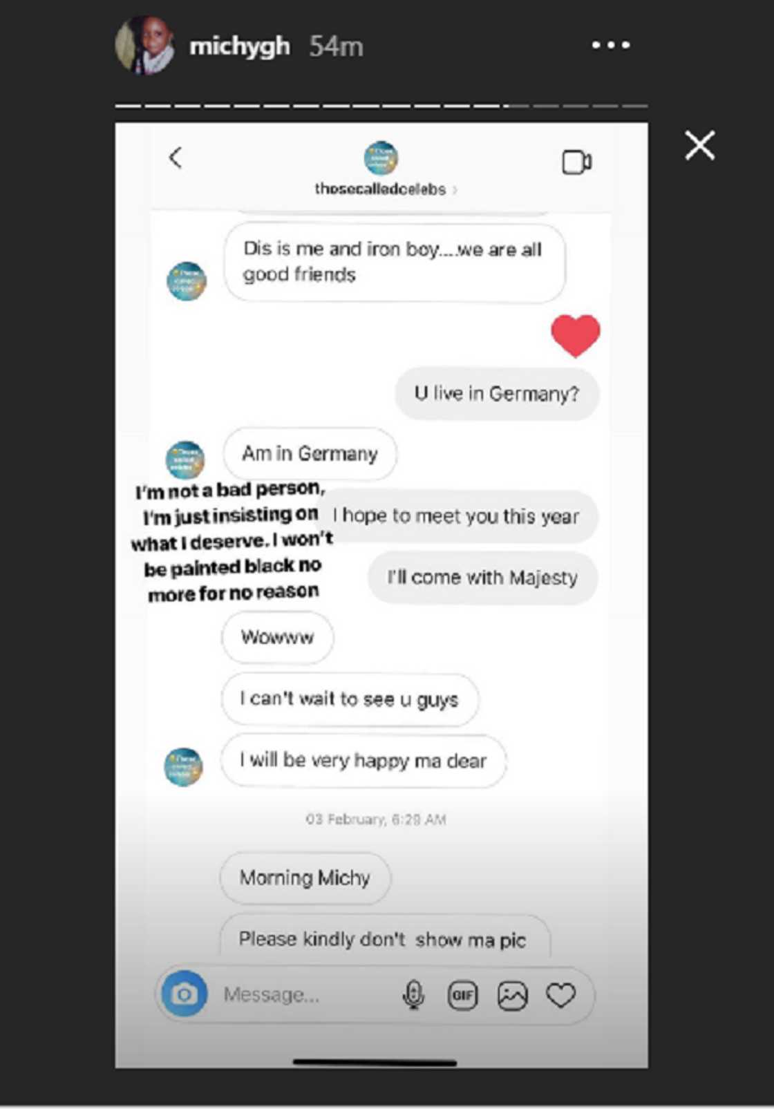 Shatta Michy drops photos and secrets of lady behind ‘those_called_celebs_ Instagram page Shatta Michy drops photos and secrets of lady behind ‘those_called_celebs_ Instagram page