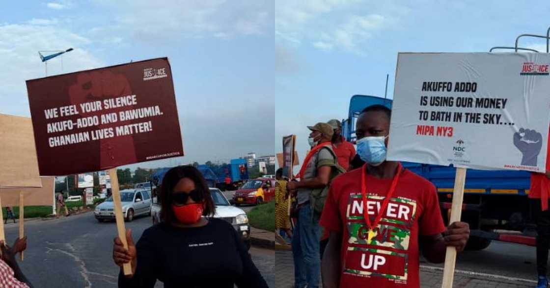 NDC protestors gather to begin their peaceful protest; photos emerge