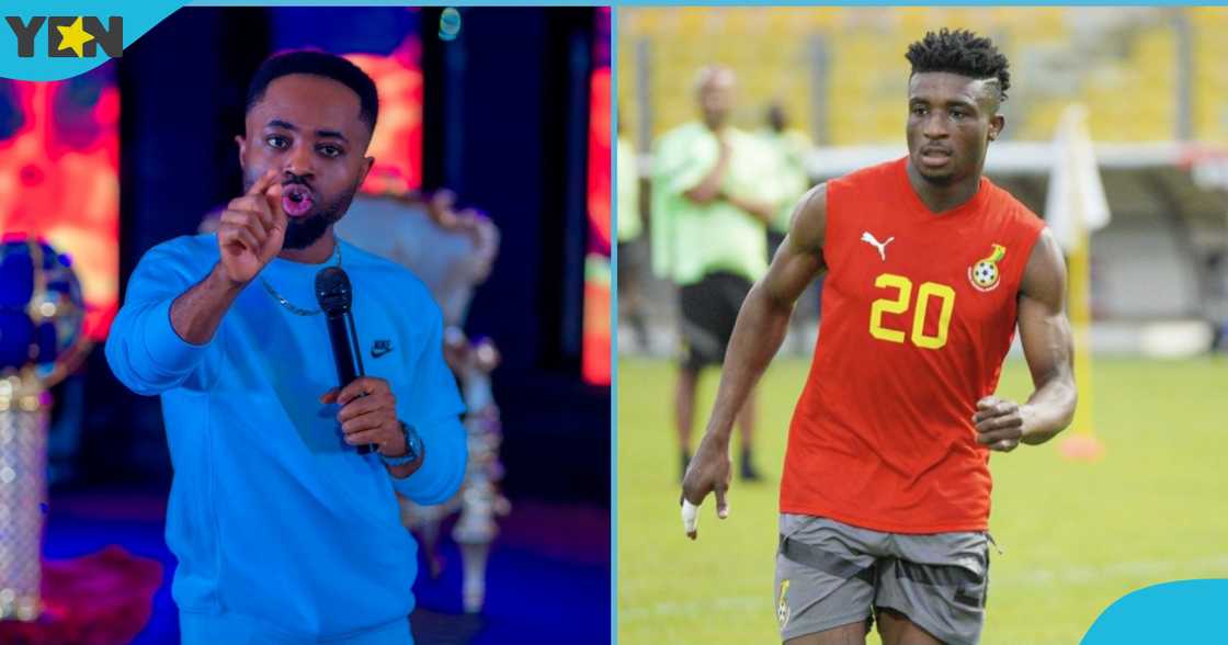 Photo of Kudus and Ghanaian pastor Photo of Kudus and Ghanaian pastor