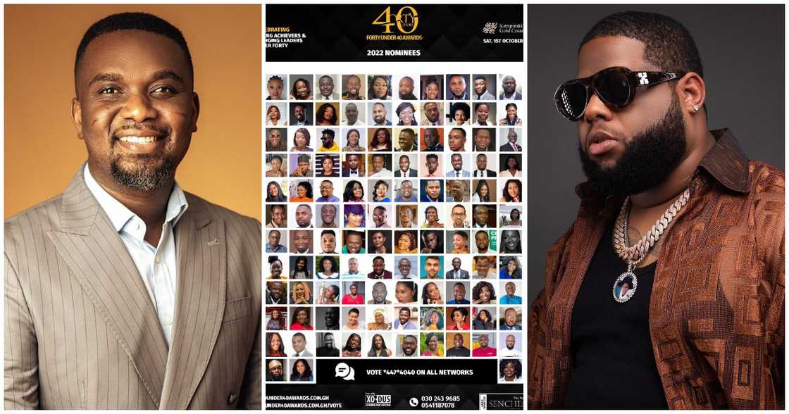 Joe Mettle And D-Black Receive Forty Under 40 Awards Nomination Joe Mettle And D-Black Receive Forty Under 40 Awards Nomination