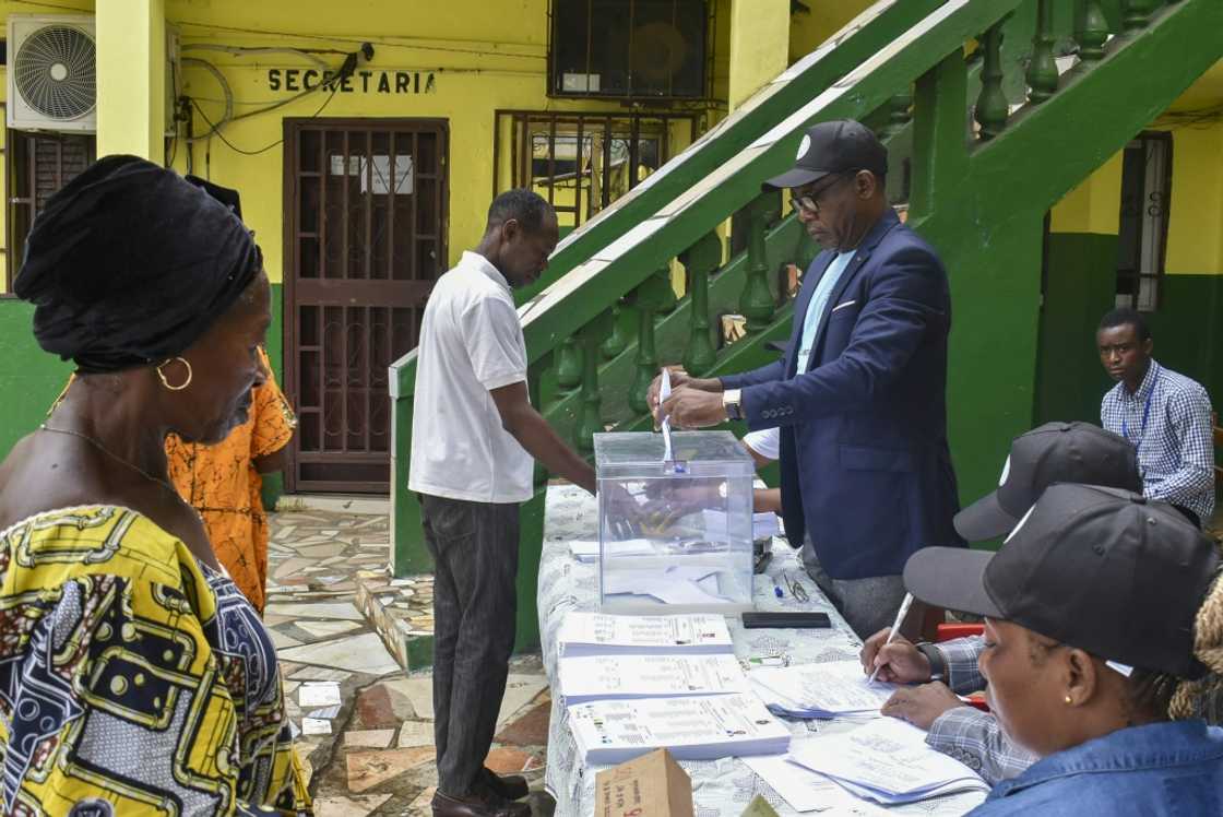 The landslide result was widely expected in the oil-rich and authoritarian Central African nation