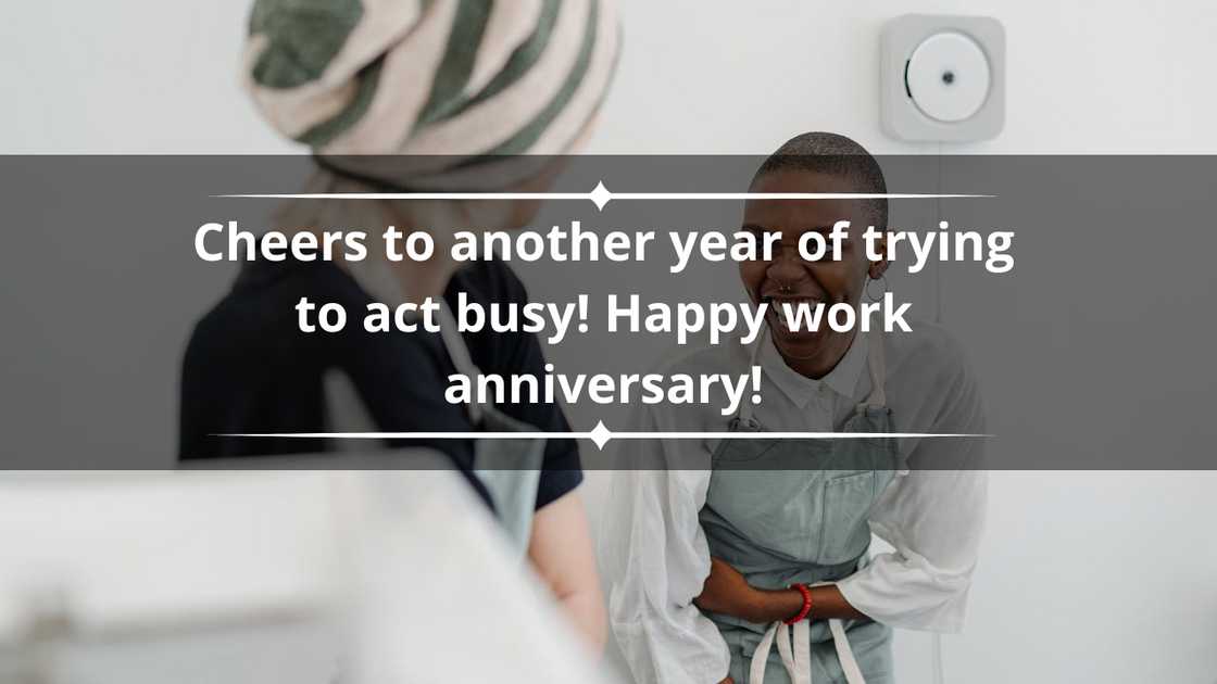 work anniversary messages