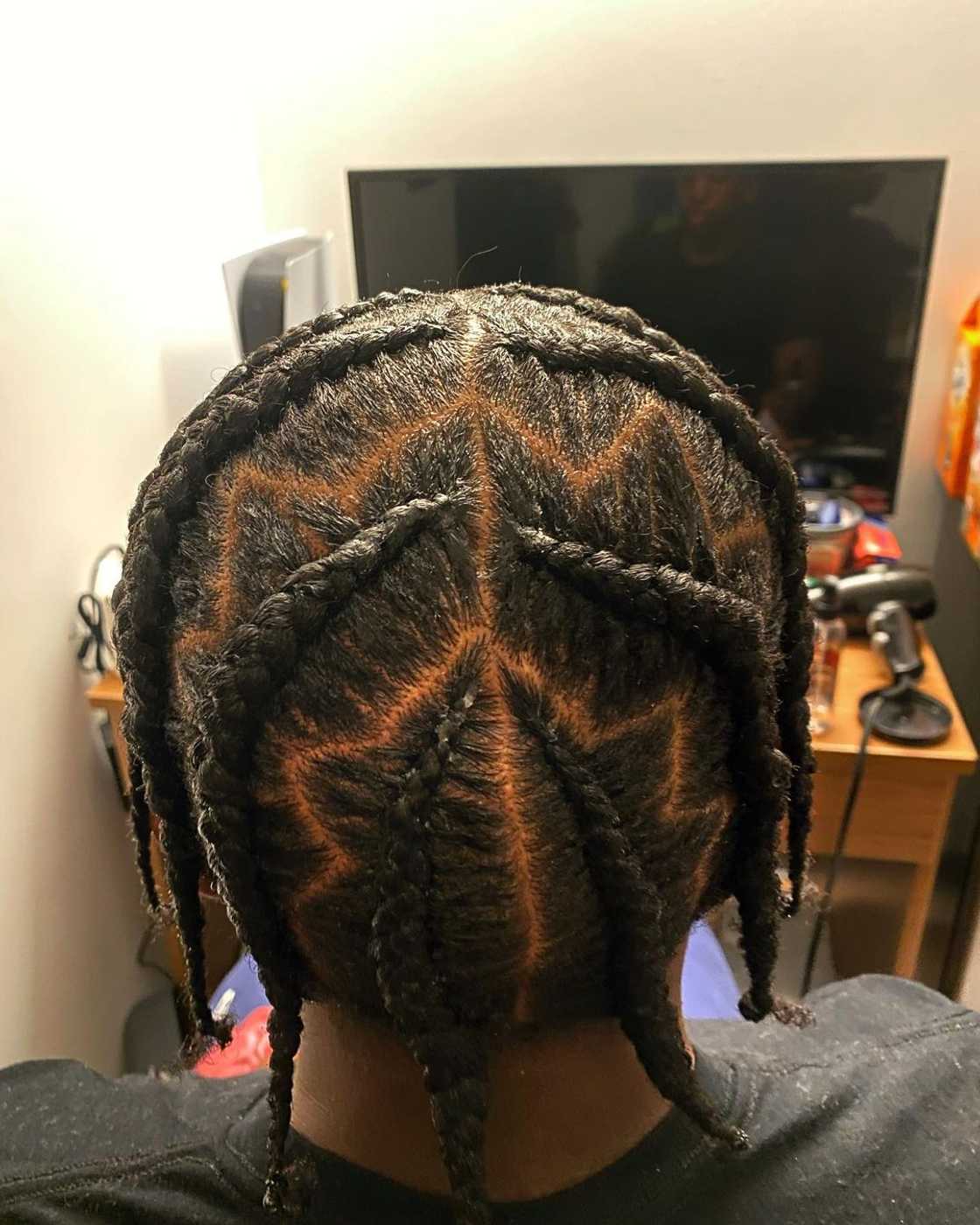 pop smoke braids for men