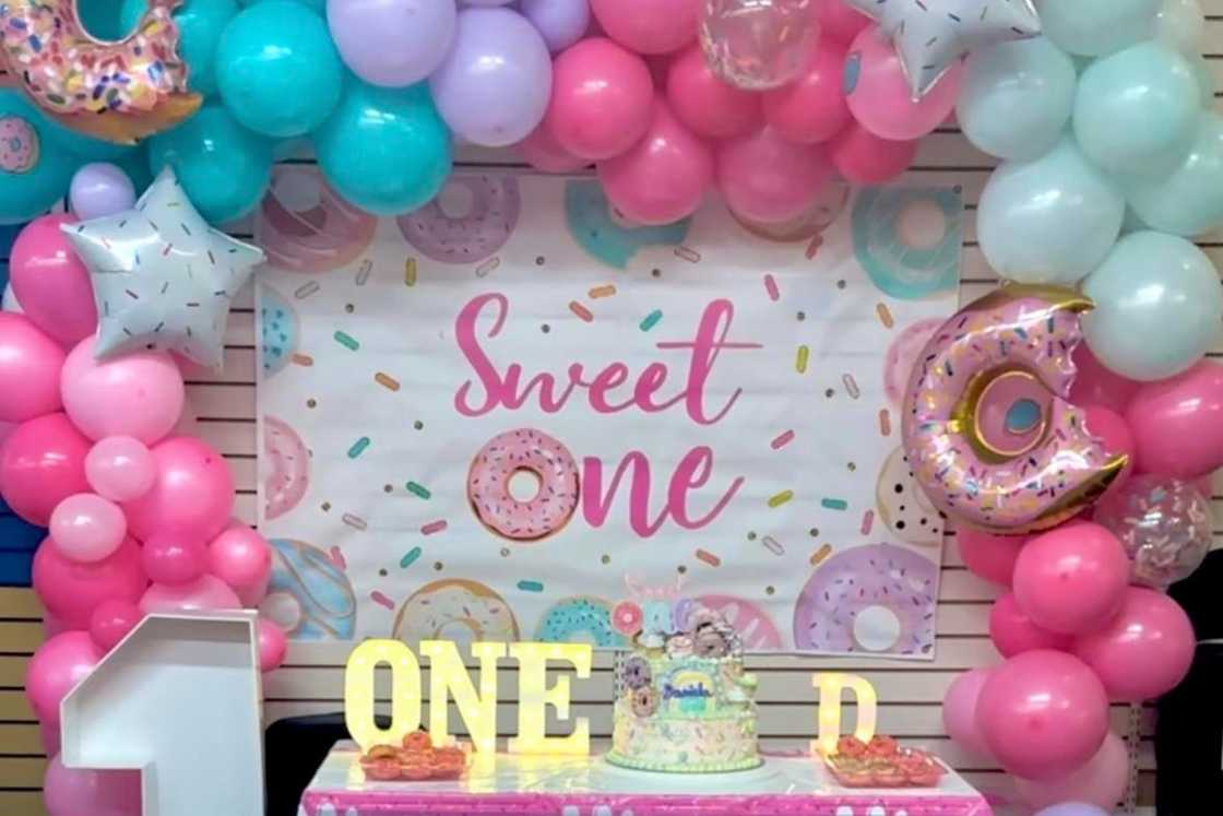 Sweet one first decoration set up Sweet one first decoration set up