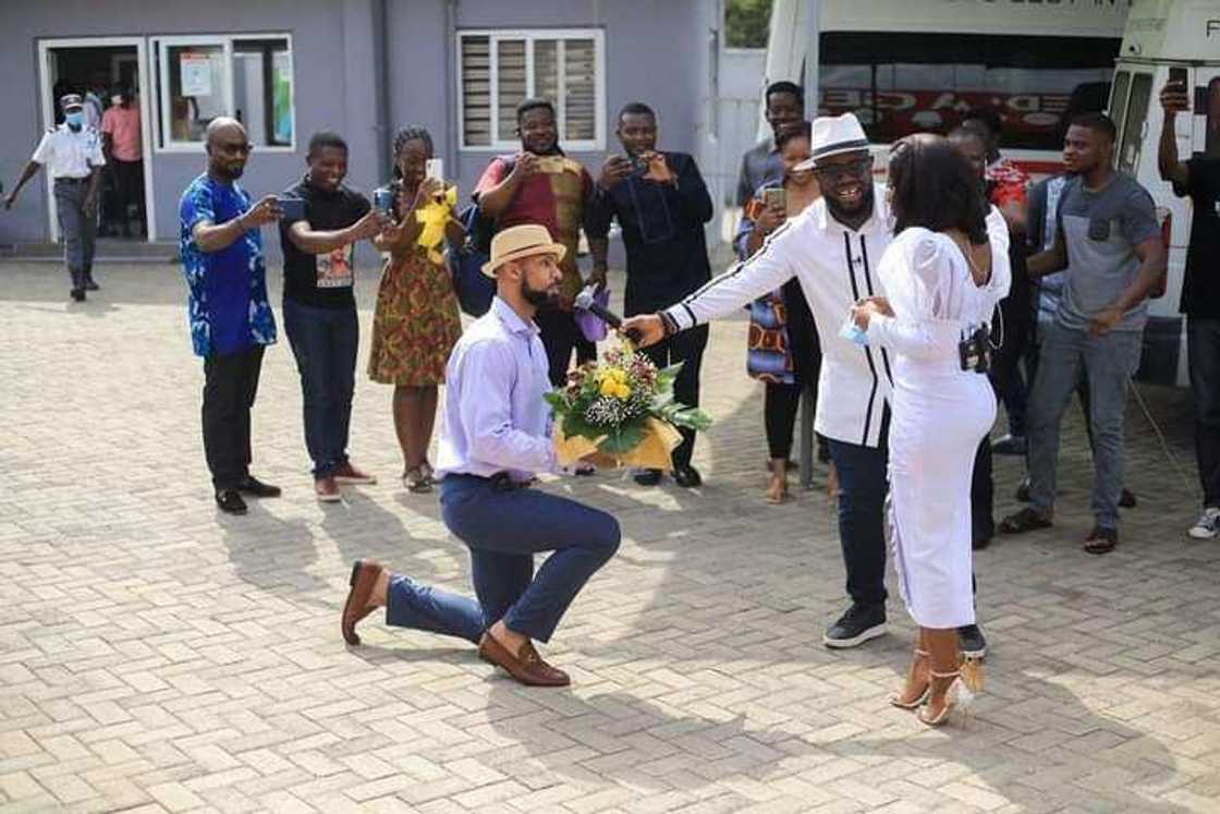 Handsome Man Proposes To TV Star Berla Mundi On Her Birthday In Video