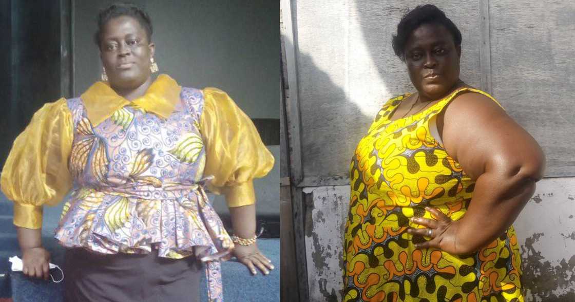 Lady celebrates weight loss Lady celebrates weight loss