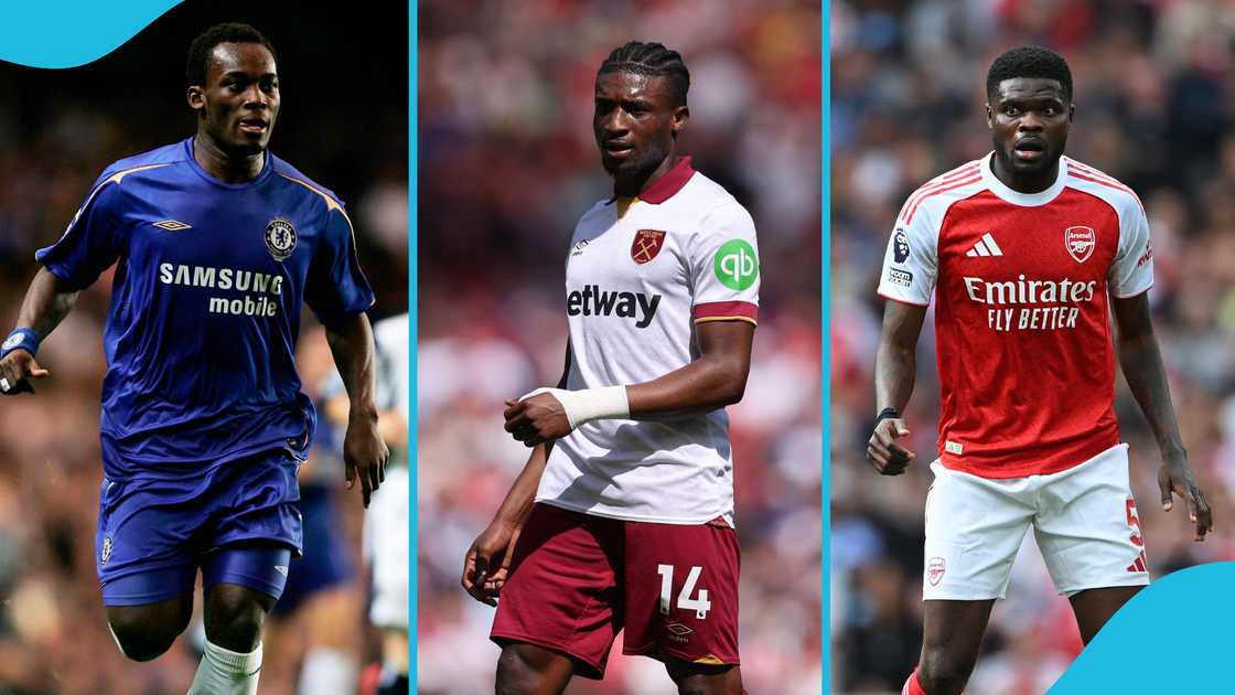 Mohammed Kudus, Thomas Partey, Michael Essien, most expensive Ghanaian player, Tottenham Hotspur, West Ham United, Arsenal, Chelsea, Swansea, Ajax Amsterdam Mohammed Kudus, Thomas Partey, Michael Essien, most expensive Ghanaian player, Tottenham Hotspur, West Ham United, Arsenal, Chelsea, Swansea, Ajax Amsterdam