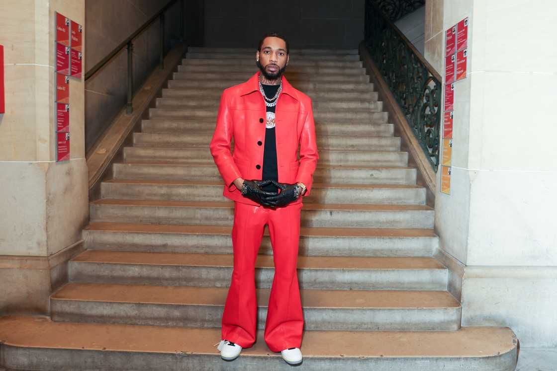 Key Glock attends the Ziggy Chen Menswear Fall/Winter 2024-2025 show. Photo: Pierre Suu