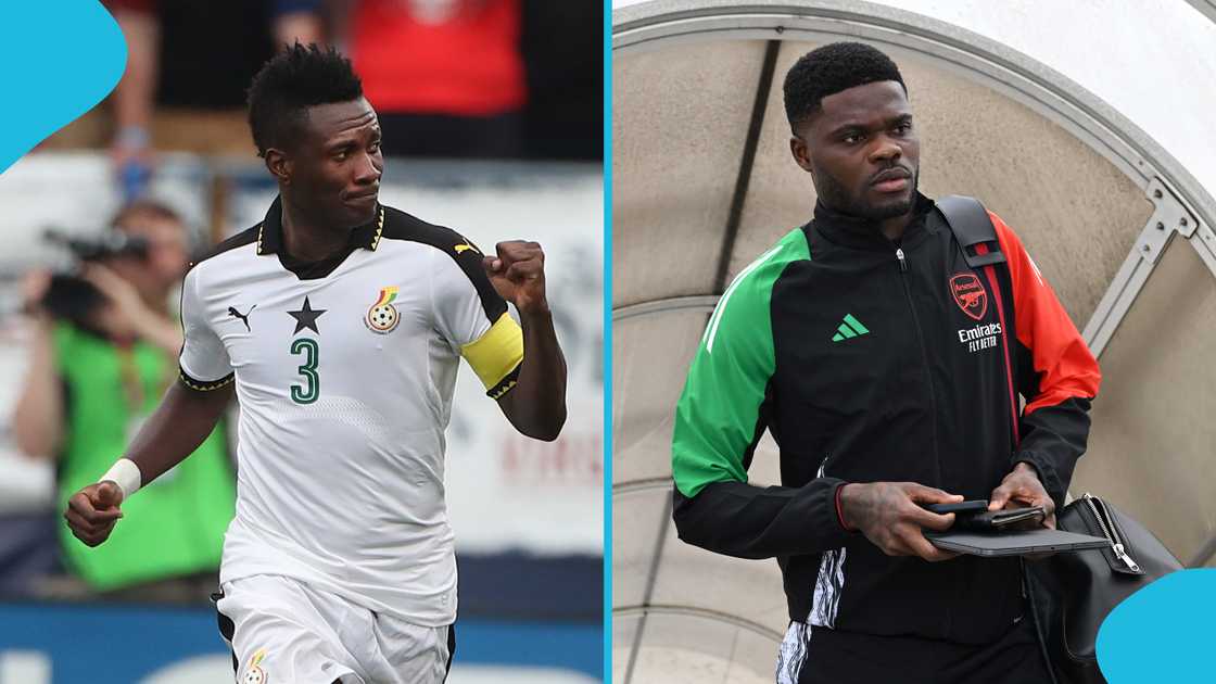 Asamoah Gyan has told Arsenal to extend the contract of Thomas Partey. Asamoah Gyan has told Arsenal to extend the contract of Thomas Partey.