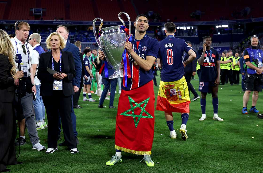 Hakimi Achraf, Champions League final 2025, PSG Hakimi Achraf, Champions League final 2025, PSG